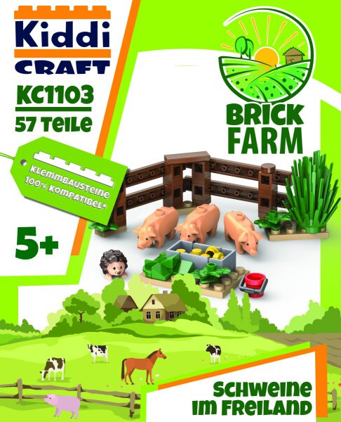 Kiddicraft KC1103 Schweine im Freiland