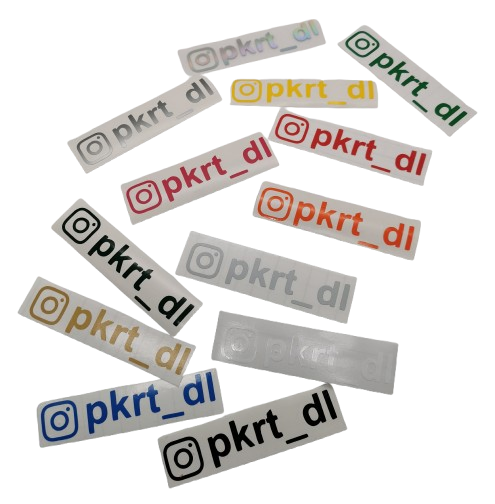 Instagram Social Media Name als Sticker