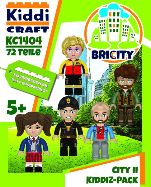 Kiddicraft KC1404 KIDDIZ Figuren-Pack City II