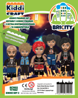 Kiddicraft KC1402 KIDDIZ Figuren-Pack Rock Festival