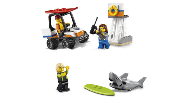 LEGO 60163 Küstenwache Starter-Set – Gebraucht, ohne Verpackung & Anleitung